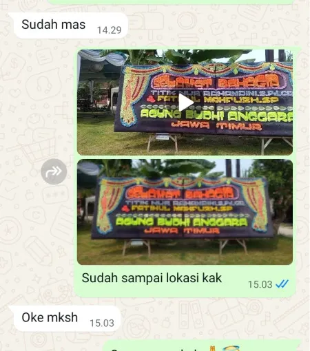 Pengiriman Papan Bunga Agam